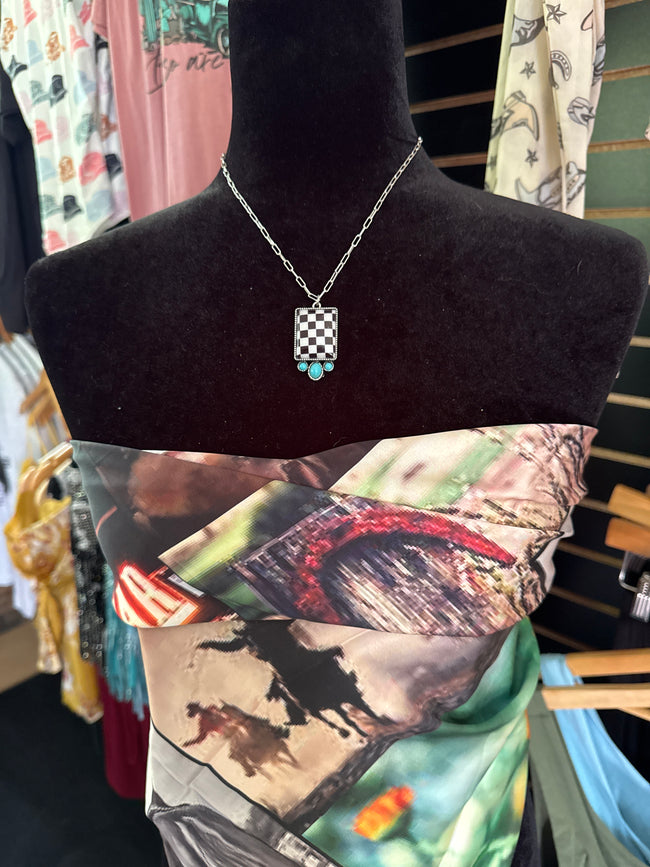 Checkerboard Necklace