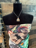 Boot Stitch Cattle Tag Necklace