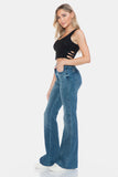 Judy Blue - Tummy Control Cut Hem Flare Jeans