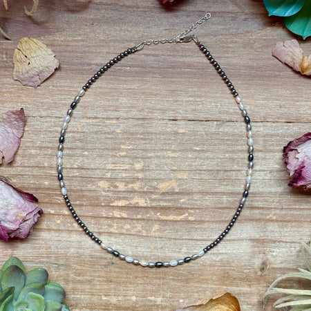 Pearl & Shell Stack – 3 Piece Layered Necklace Set