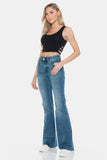 Judy Blue - Tummy Control Cut Hem Flare Jeans