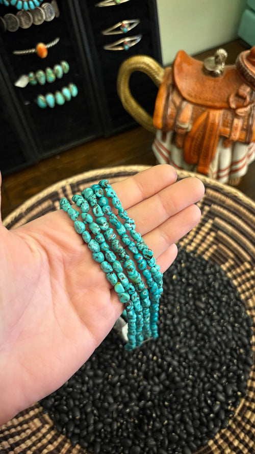 KINGMAN TURQUOISE NUGGET NECKLACE