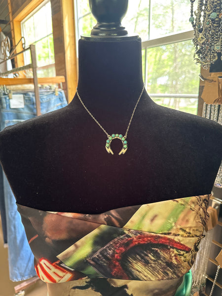 Punchy Babe Bolt Necklace