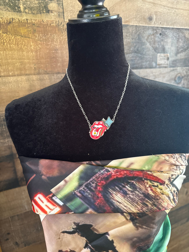 Sassy Tongue Necklace