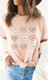Sweet Hearts Country Singer Valentines Graphic Tee
