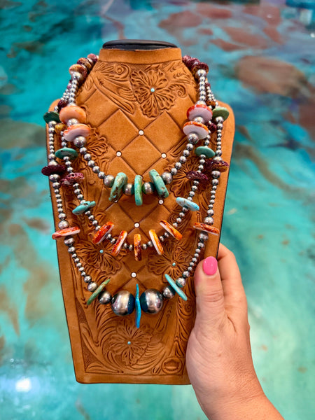 Round Western Concho Earrings