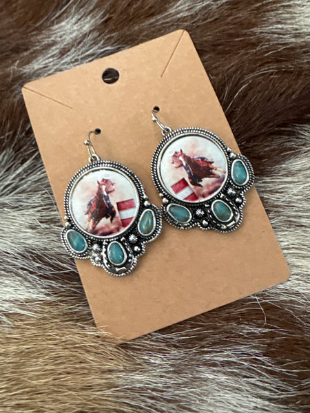 Barrel Racer Earrings