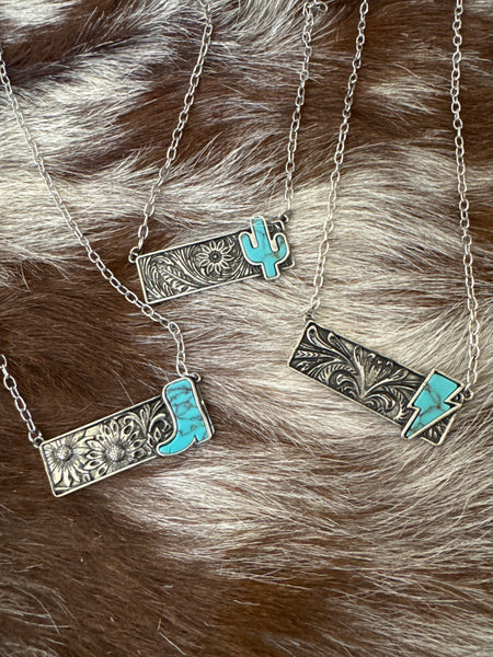 Our ~ VIRAL ~ Western Bar Necklaces