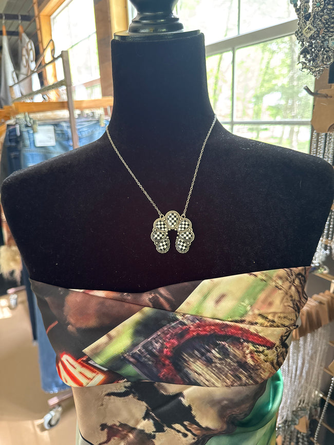 Checker Squash Necklace