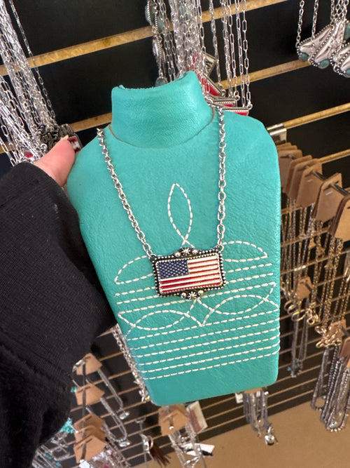 TXR American Flag Necklace