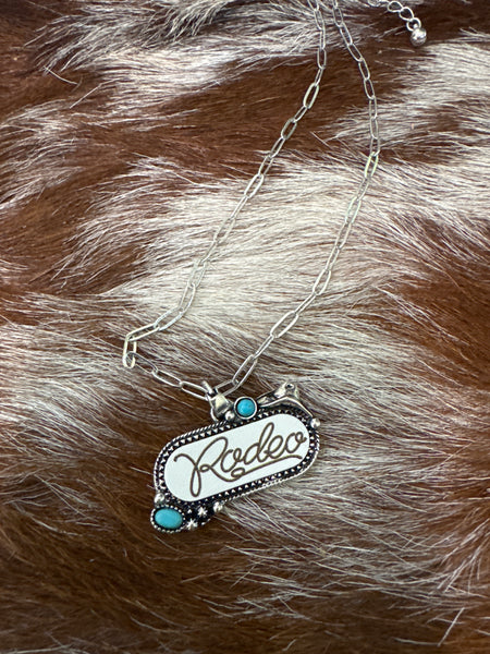 Don't Look Back Bar Necklace