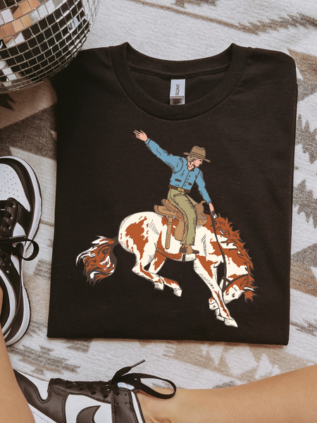 Cowgirl Rider Graphic Sweatshirt