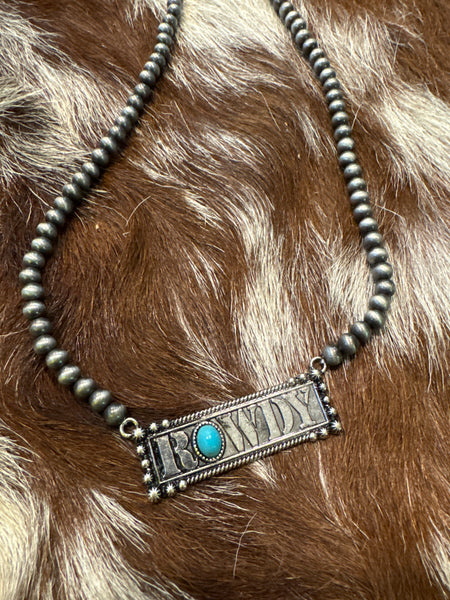 Don't Look Back Bar Necklace