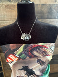 8 Ball Western Design Necklace