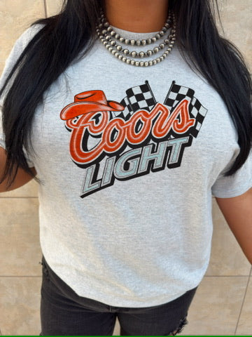 Western Turbo Checkered Bolt Necklace