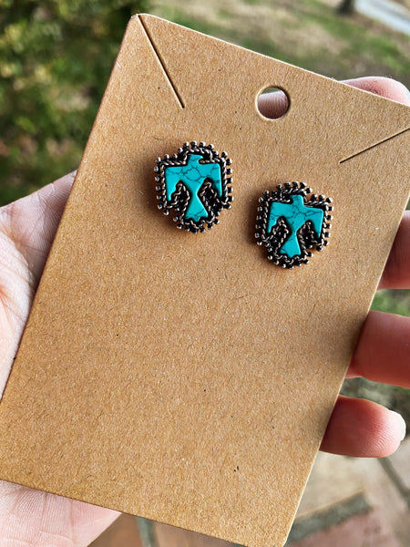 Fierce Turquoise Earrings