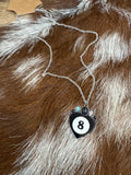 Glitzy 8 Ball - Black