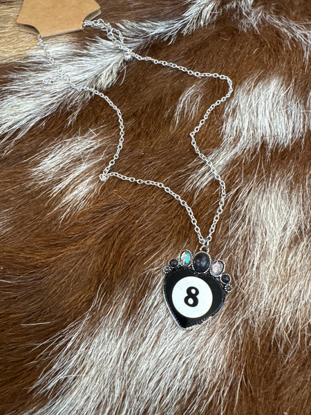 Glitzy 8 Ball - Black