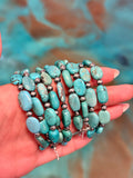 Bright Blue Turquoise Bracelet – 6 1/4