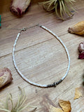 Cream Shell Heishi Necklace – 15