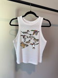 Duck Collage Cropped Tank