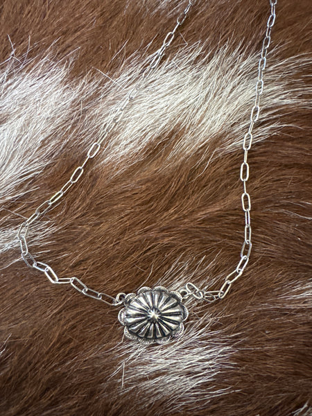 Bull Skull w/ Stone Necklace