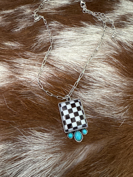 Checkerboard Necklace