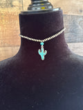 Cactus Choker Necklace