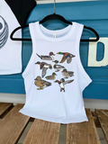 Duck Collage Cropped Tank