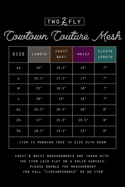 COWTOWN COUTURE MESH [RESTOCK]