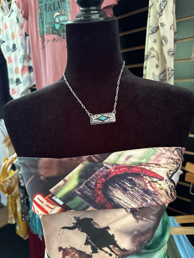 Missed Call Bar Necklace