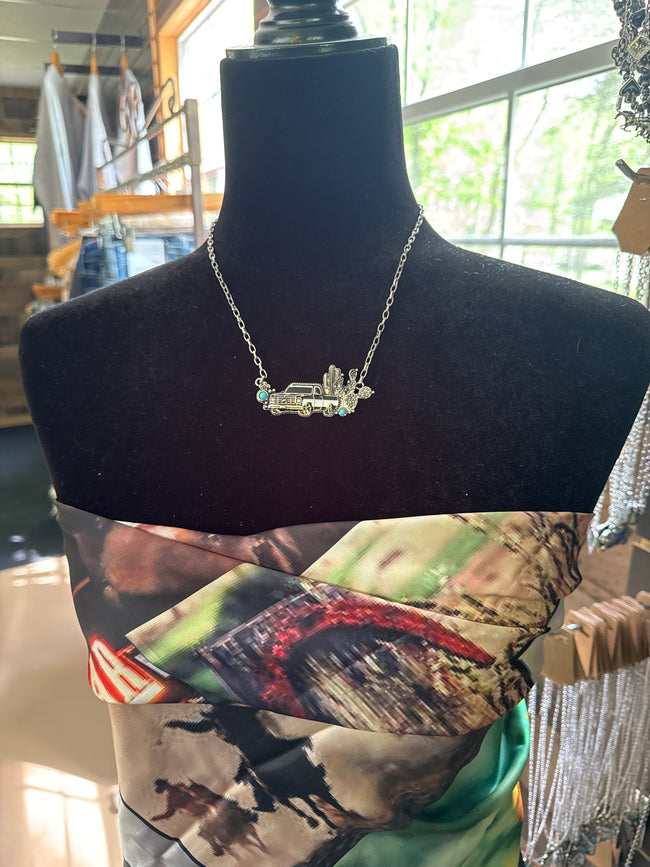 Backroads Truck Necklace