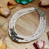 Cream Shell Heishi Necklace – 15
