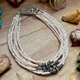 Cream Shell Heishi Necklace – 15
