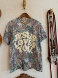 The Camo Jesus Loves You T-Shirt