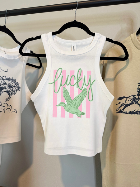 Tired But I Have Goals Cropped Tank
