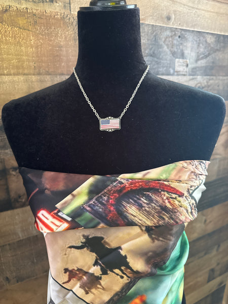 TXR American Flag Necklace