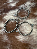 Western Spade & Bow Trio Bracelet Set