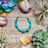 Bright Blue Turquoise Bracelet – 6 1/4