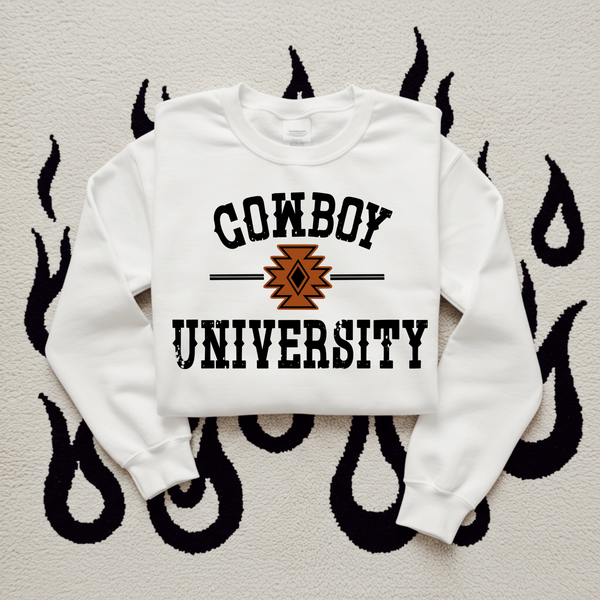 Cowboy University TEE or CREWNECK