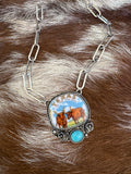 Large Texas Pendant Necklace