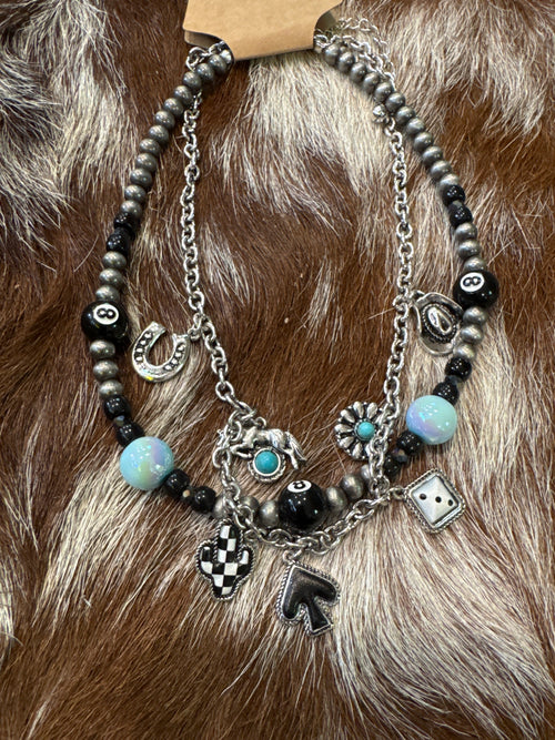 Layered Punchy Cowgirl Necklace Set