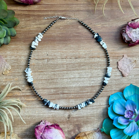 Pearl & Shell Stack – 3 Piece Layered Necklace Set