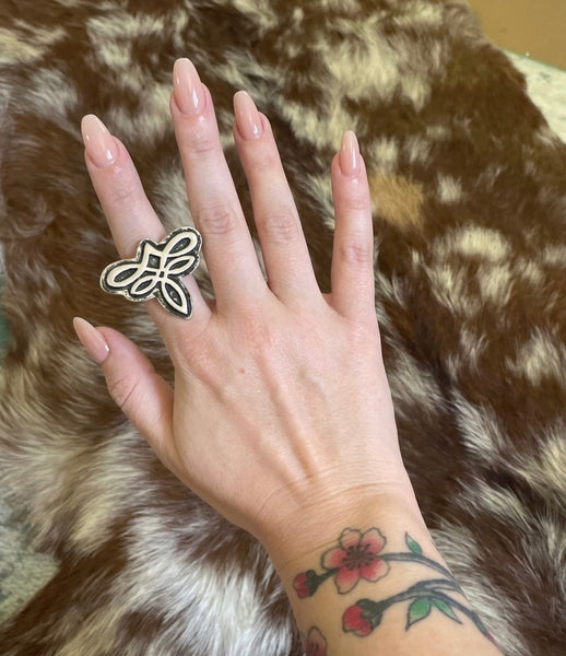 Boot Stitch Ring