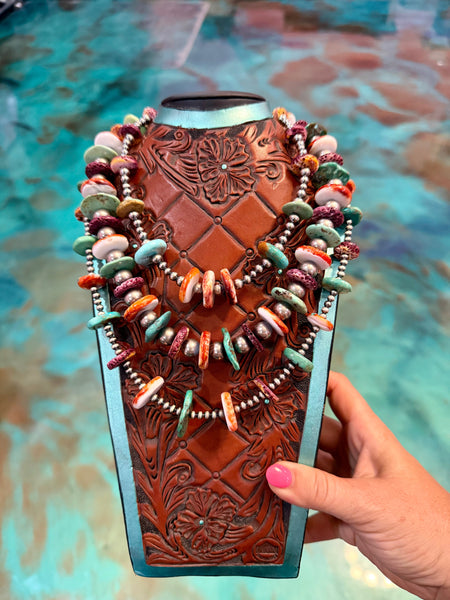 Round Western Concho Earrings