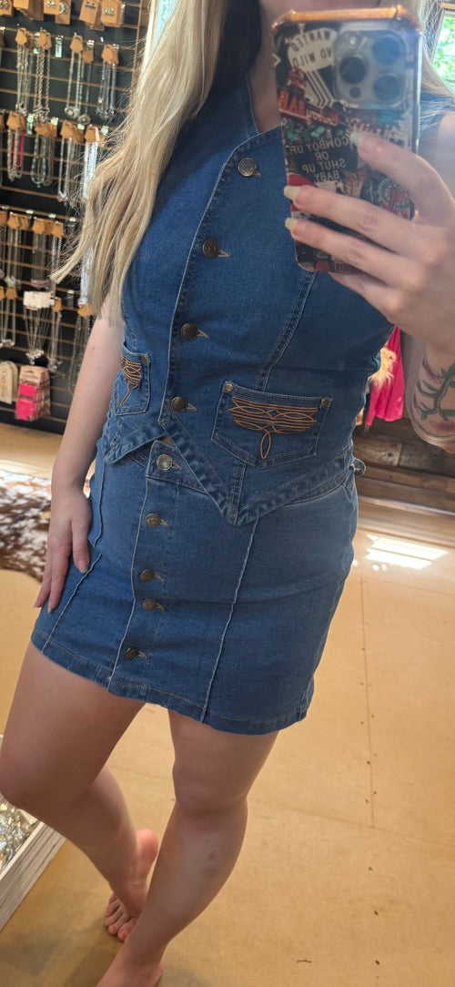 Howdy Cowboy Denim 2-PC Set