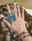 Blue Opal Squash Ring