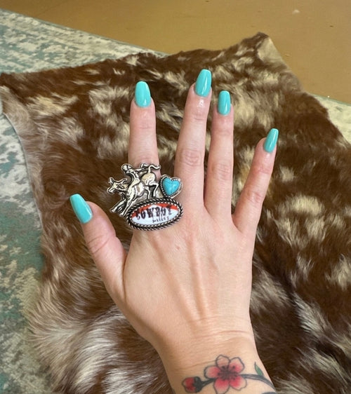 Cowboy Killer Concho Ring