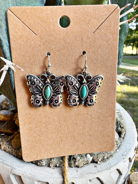 Boho Butterfly Earrings