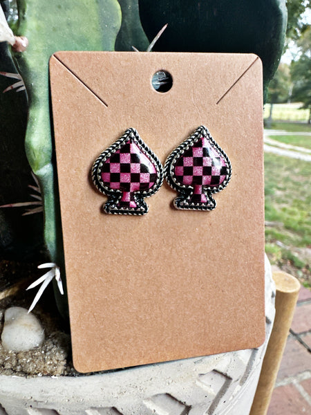 Punchy Spade Trio Earrings Set